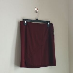 Metaphor Skirts Women 10 Deep Red/ Burgundy Mini Career Academia Versatile Party